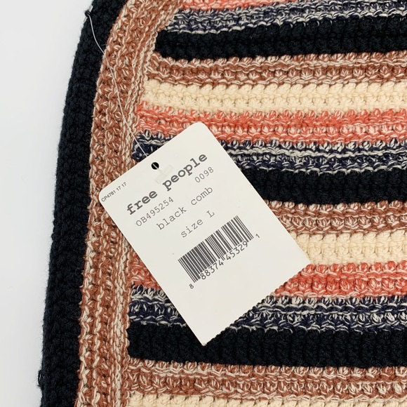 FREE PEOPLE Retro Ruby Dress in Black Combo Size Large - Picture 8 of 11